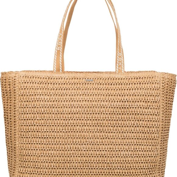 Jewelry - Women's Beach Tote Bag | Travel | Vacation | Straw | Lightweight | Breathable